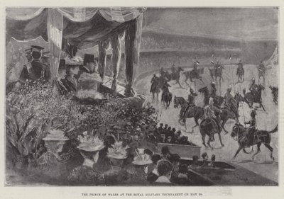 5月29日の王立軍事大会でのプリンスオブウェールズ 作： Henry Charles Seppings Wright